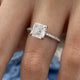 Adelina Engagement Ring 2.55 Carat White Gold