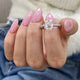 Adelina Engagement Ring 2.55 Carat White Gold