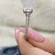 Solitaire with Pave Band