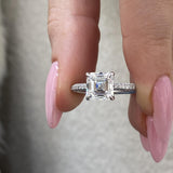Adelina Engagement Ring 2.55 Carat White Gold