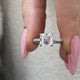 Adelina Engagement Ring 2.55 Carat White Gold