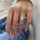 Giselle Engagement Ring 4.50 Carat White Gold