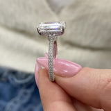 Solitaire with Pave Band