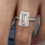 Rosalind Engagement Ring 5.60 Carat White Gold