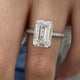 Rosalind Engagement Ring 5.60 Carat White Gold