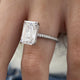 Rosalind Engagement Ring 5.60 Carat White Gold