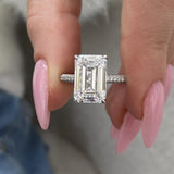 Rosalind Engagement Ring 5.60 Carat White Gold