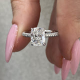 Delphine Engagement Ring 2.55 Carat White Gold