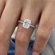 Delphine Engagement Ring 2.55 Carat White Gold