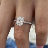 Delphine Engagement Ring 2.55 Carat White Gold
