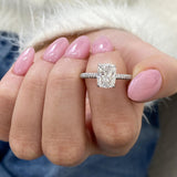 Delphine Engagement Ring 2.55 Carat White Gold