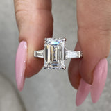 Bellamy Engagement Ring 5.15 Carat White Gold