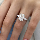 Bellamy Engagement Ring 5.15 Carat White Gold