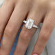 Bellamy Engagement Ring 5.15 Carat White Gold