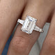 Solitaire with Pave Band
