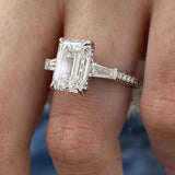 Bellamy Engagement Ring 5.15 Carat White Gold