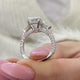 Bellamy Engagement Ring 5.15 Carat White Gold
