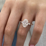 Lyric Engagement Ring 3.70 Carat Rose Gold