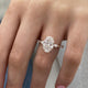 Lyric Engagement Ring 3.70 Carat Rose Gold