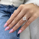 Lyric Engagement Ring 3.70 Carat Rose Gold