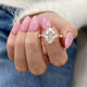 Lyric Engagement Ring 3.70 Carat Rose Gold