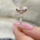 Lyric Engagement Ring 3.70 Carat Rose Gold