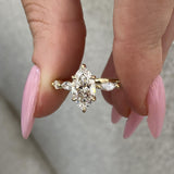 Cassiane Engagement Ring 2.15 Carat Yellow Gold