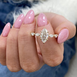 Cassiane Engagement Ring 2.15 Carat Yellow Gold