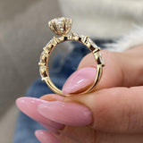 Cassiane Engagement Ring 2.15 Carat Yellow Gold