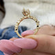 Tahlia Engagement Ring 2.70 Carat Yellow Gold