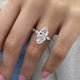 Vivianne Engagement Ring 3.70 Carat White Gold