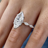 Vivianne Engagement Ring 3.70 Carat White Gold