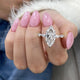 Vivianne Engagement Ring 3.70 Carat White Gold