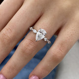 Odessa Engagement Ring 2 Carat White Gold