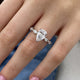 Odessa Engagement Ring 2 Carat White Gold