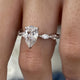 Odessa Engagement Ring 2 Carat White Gold