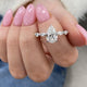 Odessa Engagement Ring 2 Carat White Gold