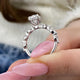 Odessa Engagement Ring 2 Carat White Gold