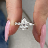 Odessa Engagement Ring 2 Carat White Gold
