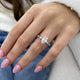 Odessa Engagement Ring 2 Carat White Gold