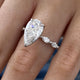 Valencia Engagement Ring 3.75 Carat White Gold