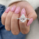 Valencia Engagement Ring 3.75 Carat White Gold