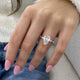 Valencia Engagement Ring 3.75 Carat White Gold