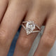 Aurelia Engagement Ring 3.70 Carat Rose Gold