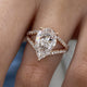 Solitaire with pave Band