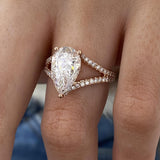 Aurelia Engagement Ring 3.70 Carat Rose Gold
