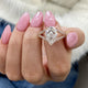 Aurelia Engagement Ring 3.70 Carat Rose Gold