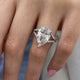 Solitaire with pave Band