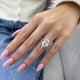Aurelia Engagement Ring 5.80 Carat White Gold