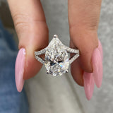 Aurelia Engagement Ring 5.80 Carat White Gold